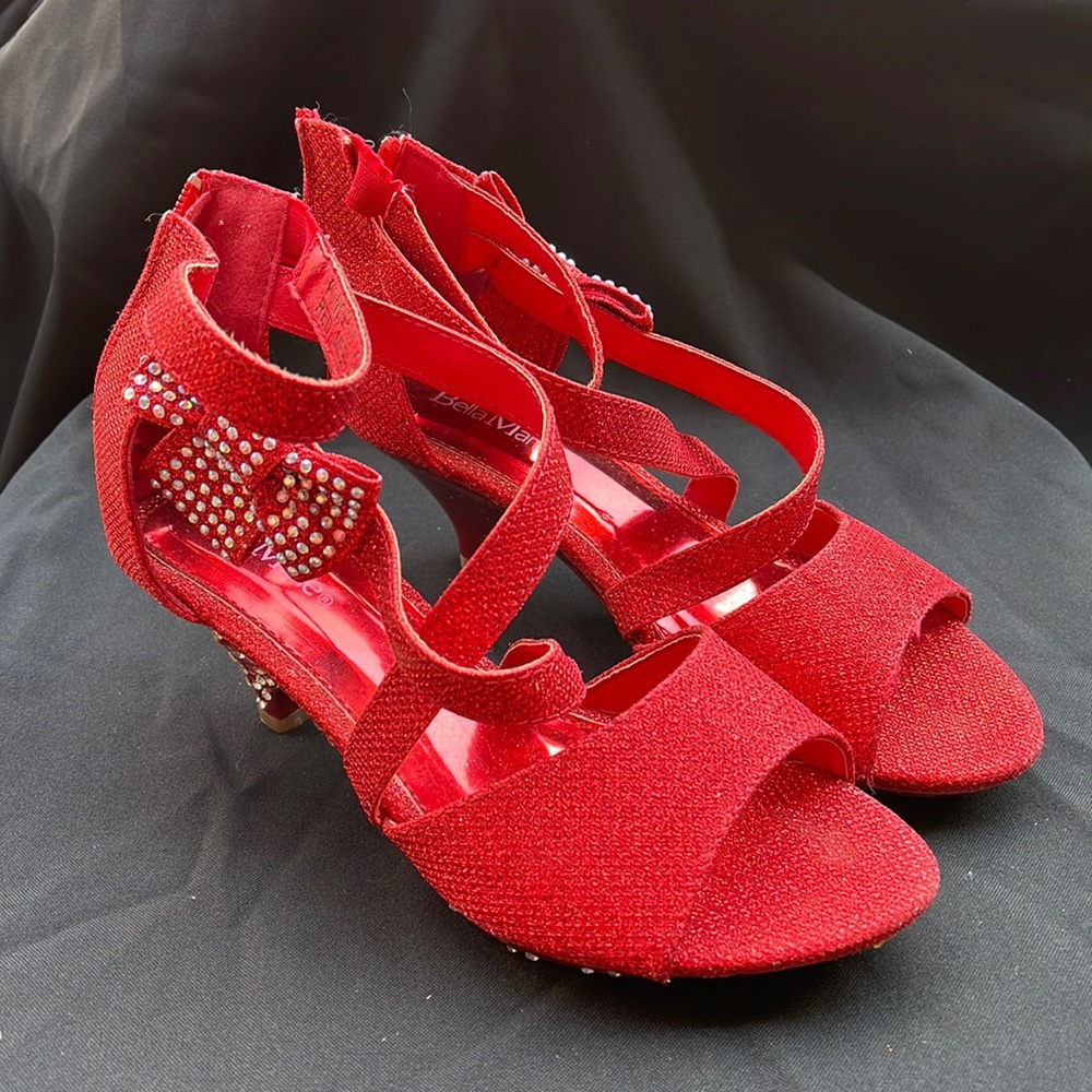 Girls Bella Marie Heels Size 4